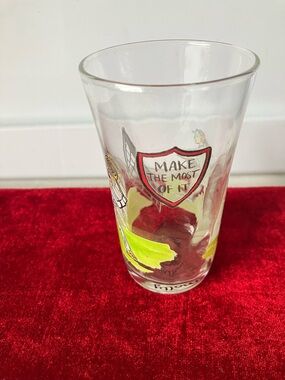 NWT Anthropologie Molly Hatch Juice Glass Make The Most Of It Tennis Players